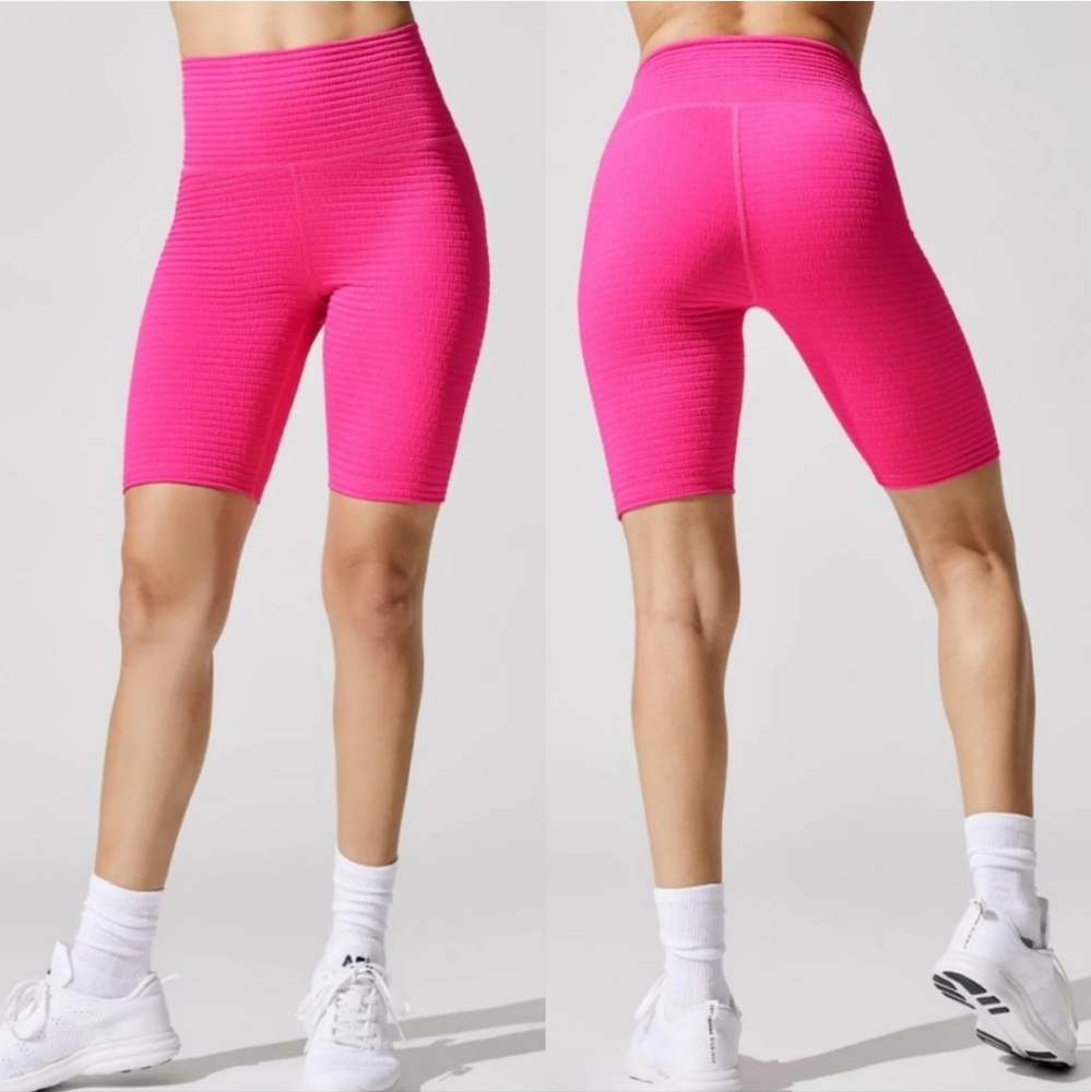 Carbon38 Jacquard Biker Shorts